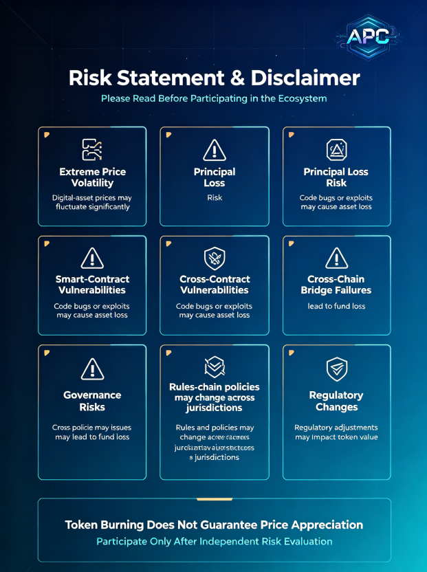 APC risk statement and disclaimer infographic